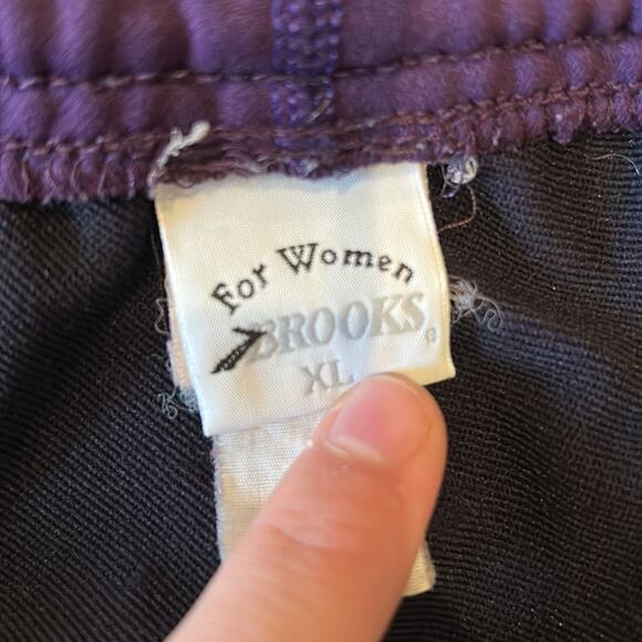 Brooks Women's Dryline Running Tights Eggplant Size XL - Picture 6 of 7